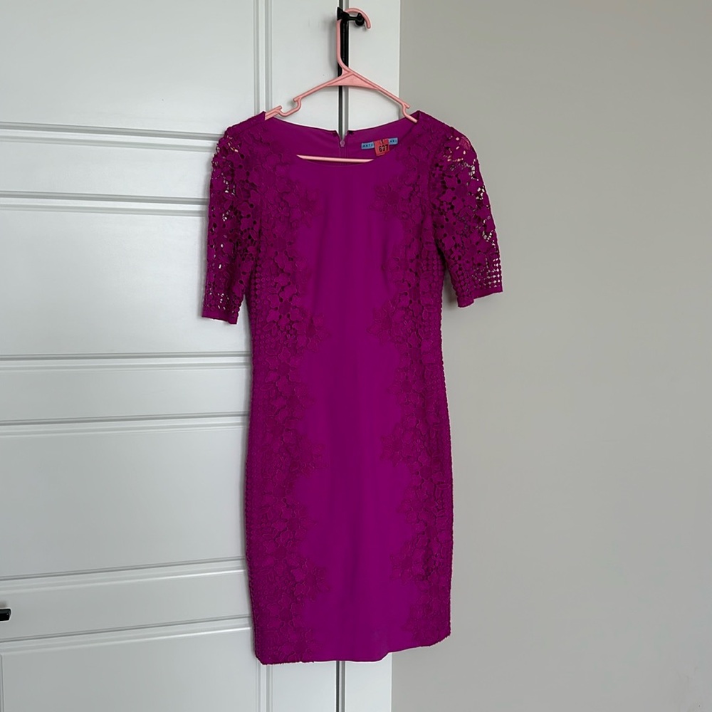 Antonio Melani Purple Dress Dry Cleaned Only